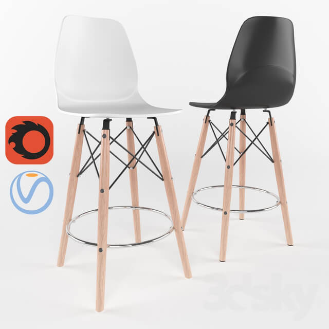 Bar stool eames