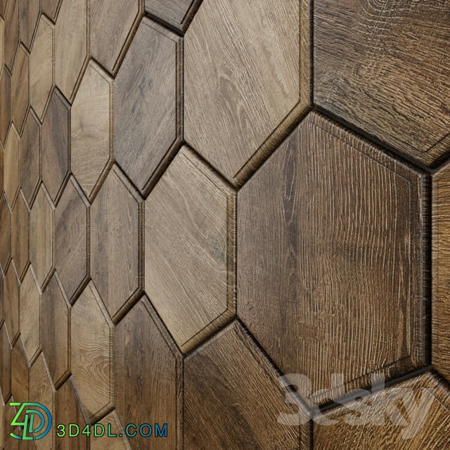 Wooden tiles from Karragach Design