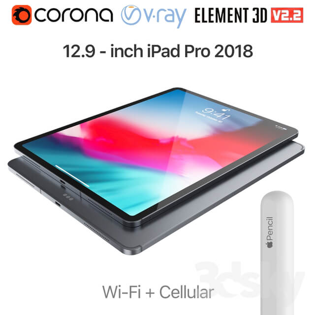 PC other electronics iPad Pro 2018 12.9 inch Wi Fi Cellular