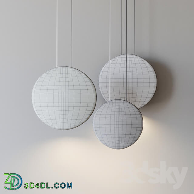 Cosmos cluster led pendant by lievore altherr molina for vibiaCLUSTER LED PENDANT BY LIEVORE ALTHERR MOLINA FOR VIBIA Pendant light 3D Models