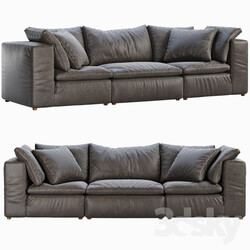 RH Cloud Modular Leather Sofa 