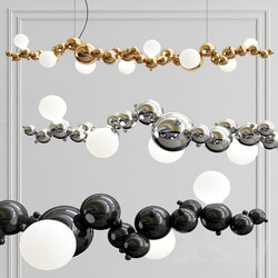 Bubbly 08 Light Linear Pendant Light 