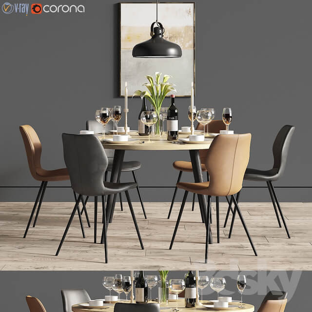 Table Chair Dinning Set 27