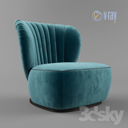 Amelia Armchair by black tie. 