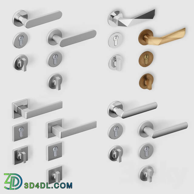 Door handles DnD by Martinelli