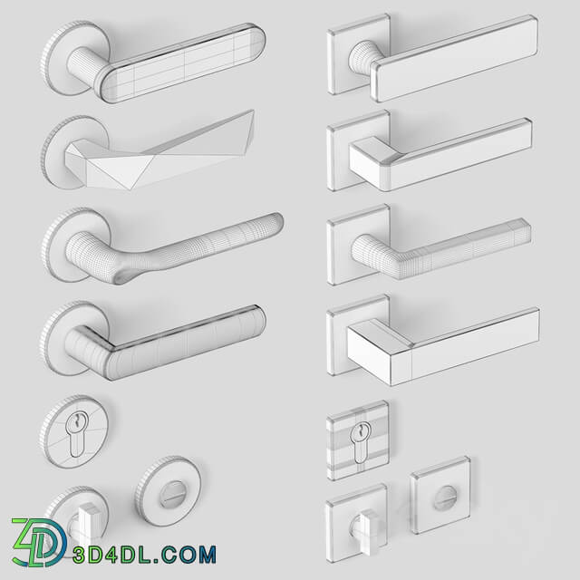 Door handles DnD by Martinelli