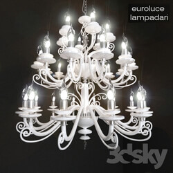 Alicante White Euroluce Lampadari Pendant light 3D Models 