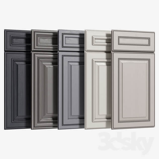 Kitchen Cabinet Doors Set 1