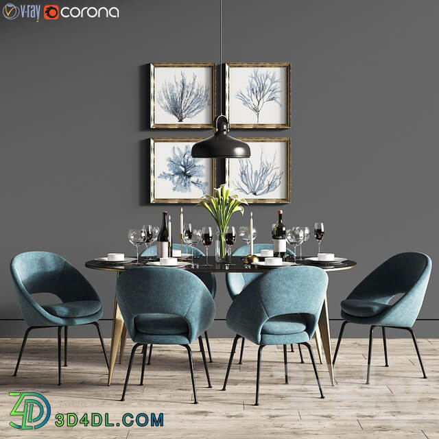 Table Chair Dinning Set 30