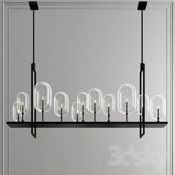 Candle 2 chandelier Pendant light 3D Models 