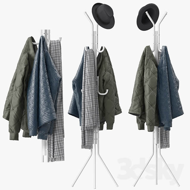 Metal Tripod Stand Coat Rack