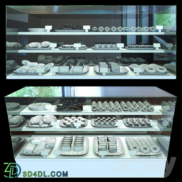 Refrigerated confectionery display case