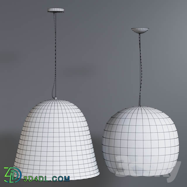 Pendant Lights Elara and Capitol Pendant light 3D Models