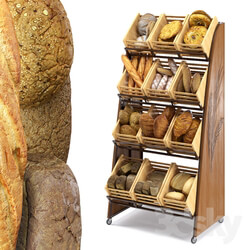 Rack with bread 