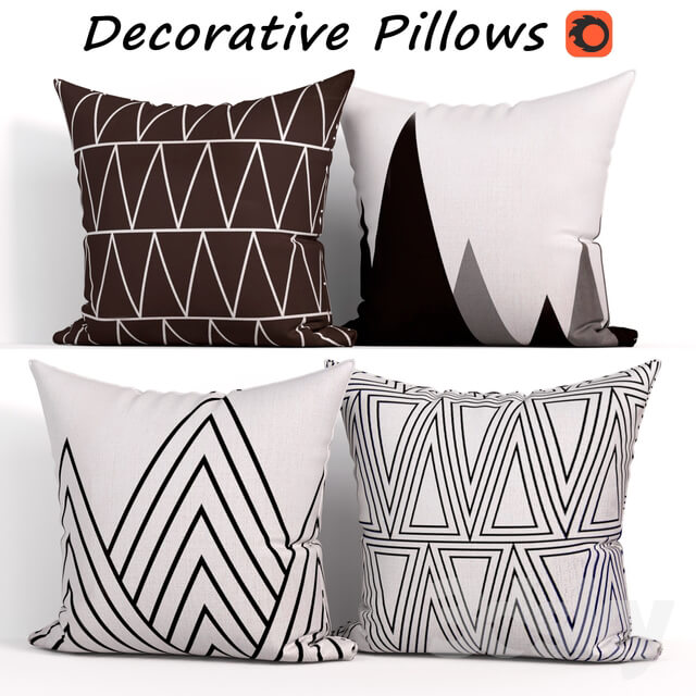 Decorative Pillow set 192 Bluettek Modern