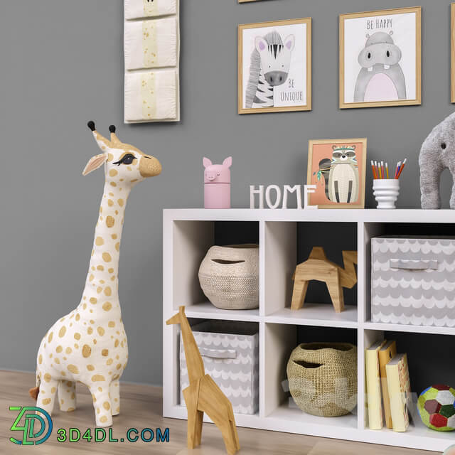 Toys and furniture SET 47 Miscellaneous 3D Models