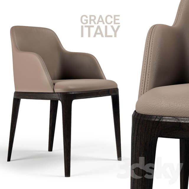 Chair Poliform Grace 2 BEIGE