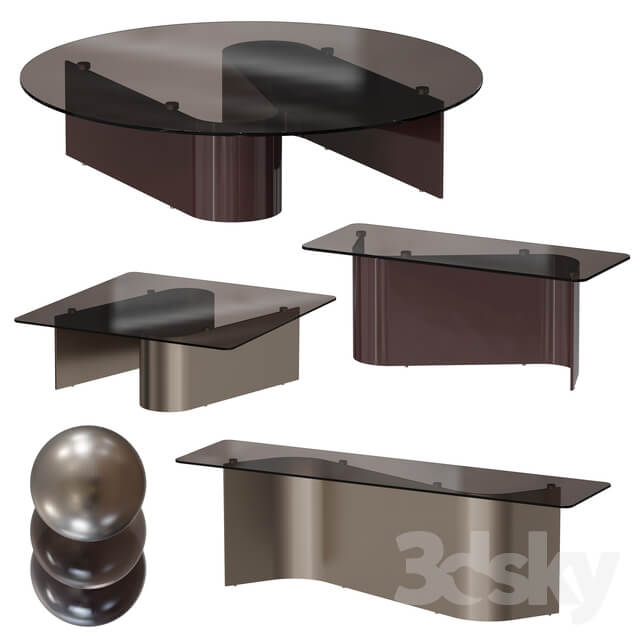 Minotti Bender Tables Set 1