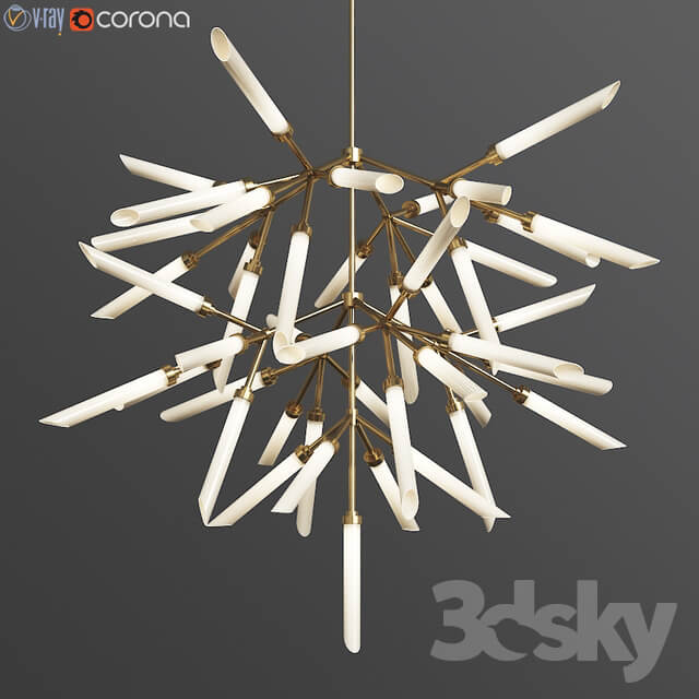 Spur Pendant Grand Chandelier loftcocept Pendant light 3D Models