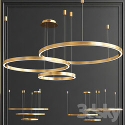 Cruise ring chandelier Pendant light 3D Models 