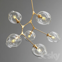 Branching bubble 6 lamps 