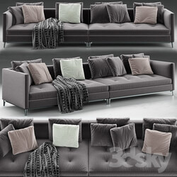 Minotti Andersen Slim 103 Quilt Sofa 