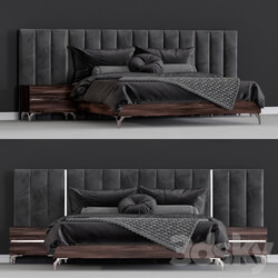 Bed LA furniture store modern bed  
