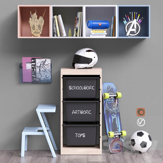 Miscellaneous Toys and furniture set 49