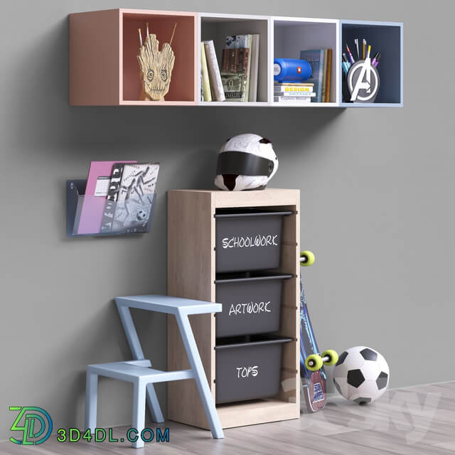 Miscellaneous Toys and furniture set 49