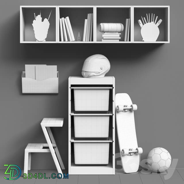 Miscellaneous Toys and furniture set 49