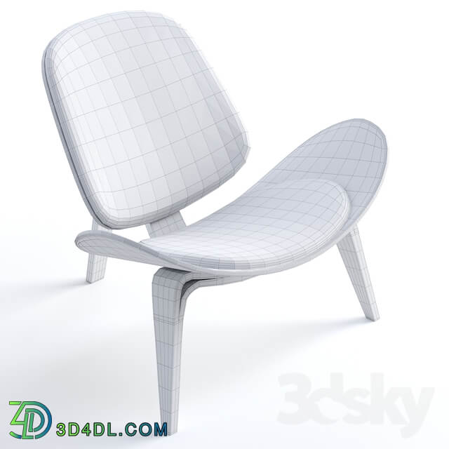 Carl Hansen CH07 Shell Chair Lounge Chair