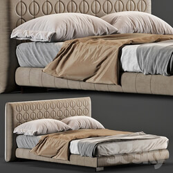 Bed Minotti Curtis Bed 