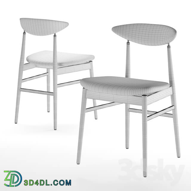 Table Chair Gent Dining Chair Fully Upholstered Gubi