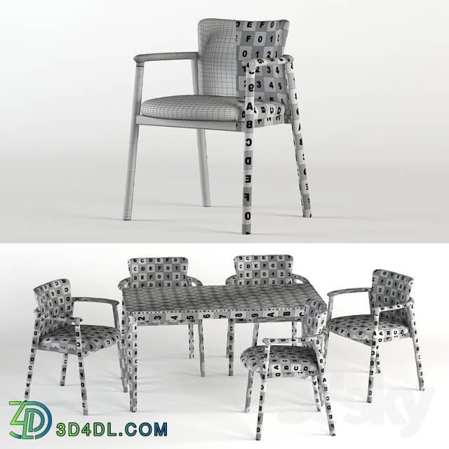 Table Chair Bellevue Table Lord Chair by Very Wood