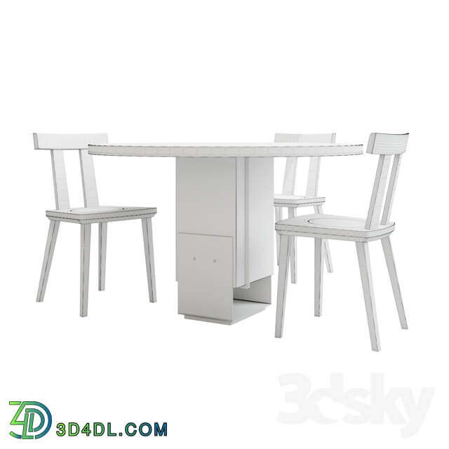 Table Chair Kitale table with Sipa chair