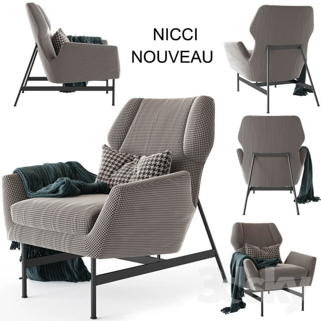 okha nicci nouveau armchair