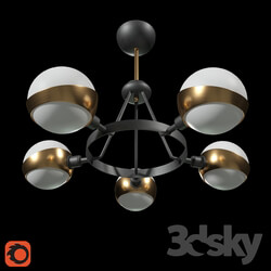 Freya FR5009PL 05B Pendant light 3D Models 