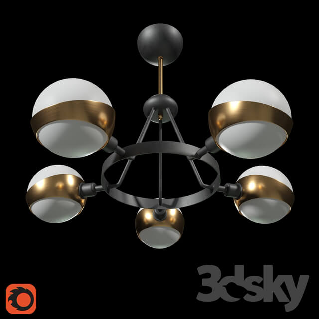 Freya FR5009PL 05B Pendant light 3D Models