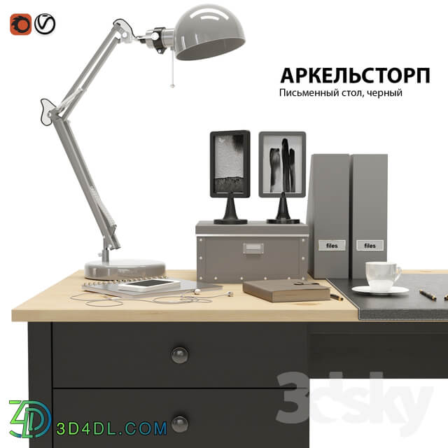 Office Desktop IKEA ARKELSTORP