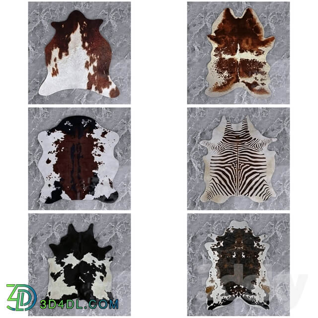 13 PBR Animal Skin Carpets