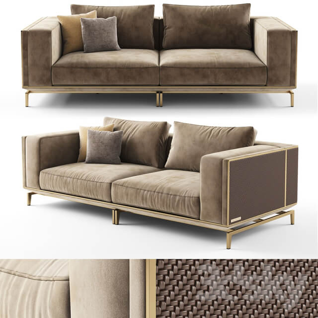 Visionnaire BACKSTAGE 2 seater sofa