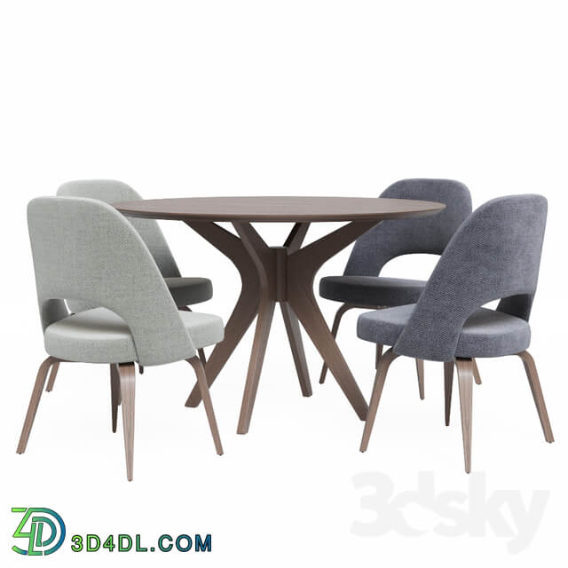 Table Chair Modern Dining Set 11