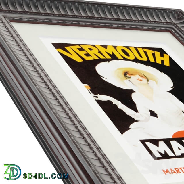 Vermouth Martini ca. 1918 Framed Print