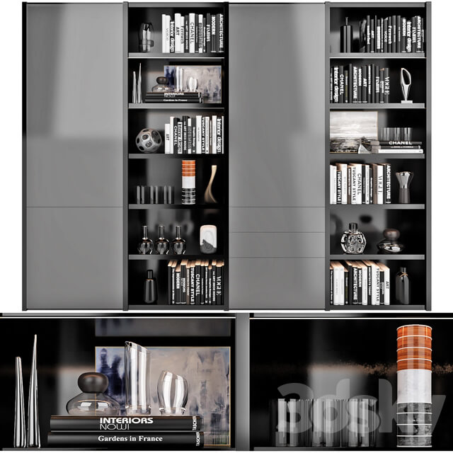 Wardrobe Display cabinets BoConcept set 11