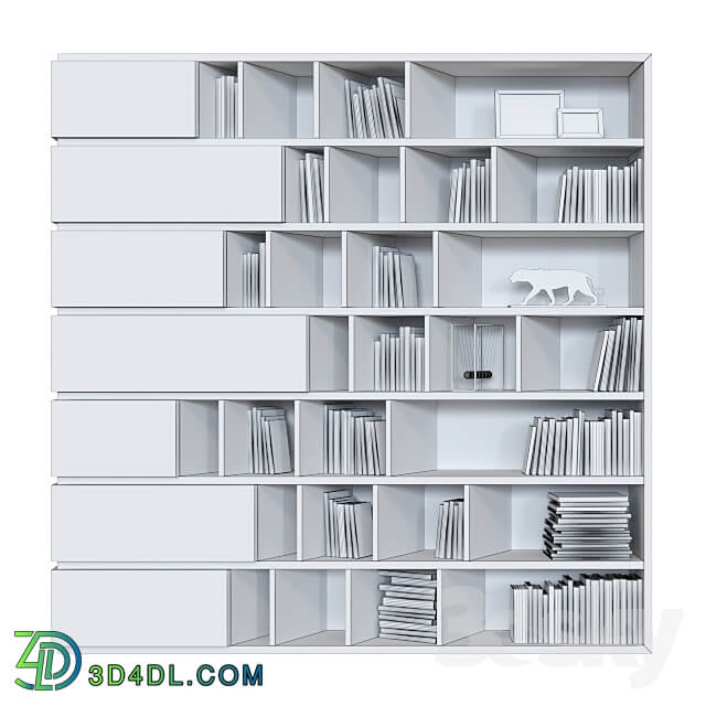 Shelving 015. 3D Models