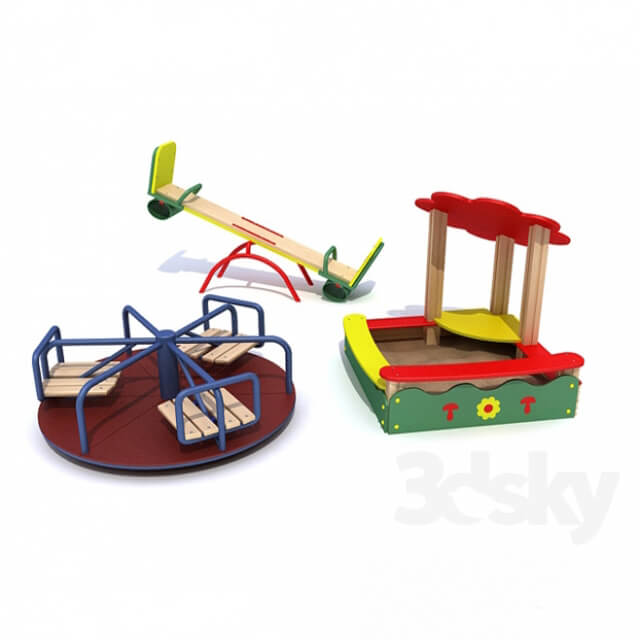 Other architectural elements Ksil sandbox turntables rocking chair