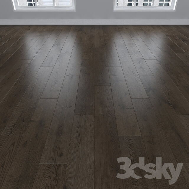 Wood Parquet Oak 3 types herringbone linear chevron.