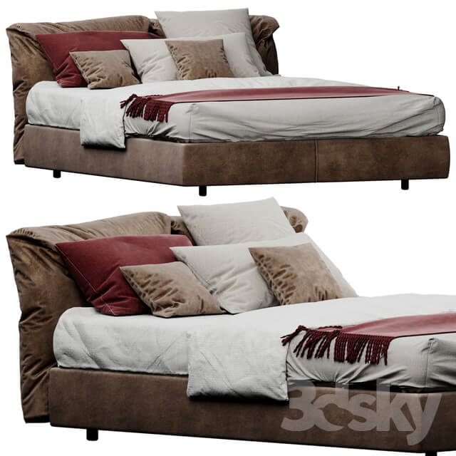 Bed Flexform Newbridge soft bed