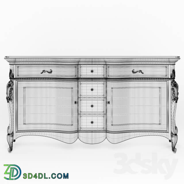 Sideboard Chest of drawer Buffet Arve Style Luigi XXI LG 0202 F