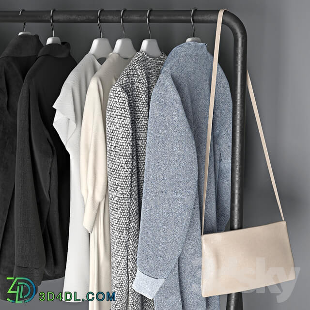 clothes hanger Clothes 3D Models